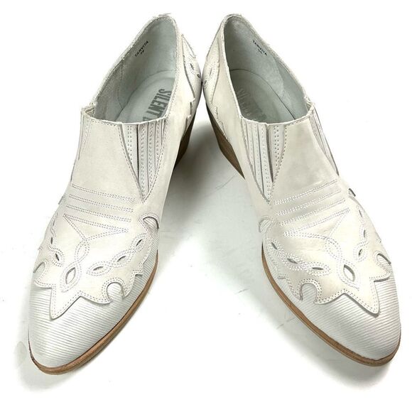 Anthropologie Silent D Tarvita Off-White Booties - Picture 4 of 12